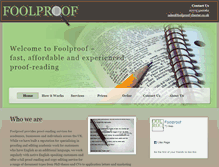 Tablet Screenshot of foolproof-chester.co.uk